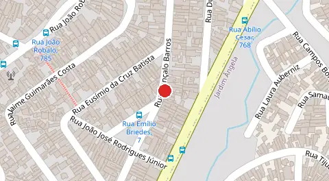 Mapa da localização