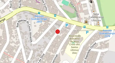 Mapa da localização