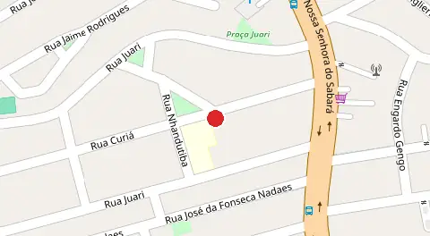 Mapa da localização
