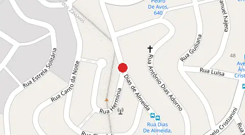 Mapa da localização