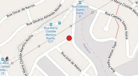 Mapa da localização