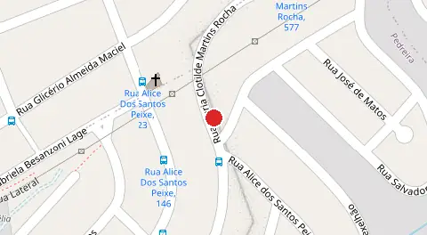 Mapa da localização