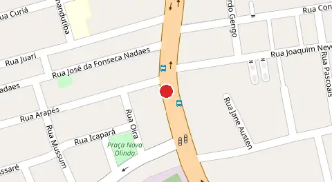 Mapa da localização