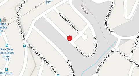 Mapa da localização