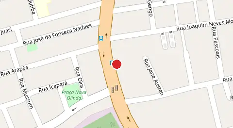 Mapa da localização