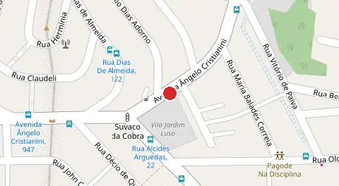Mapa da localização