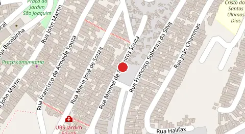 Mapa da localização