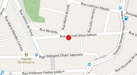 Mapa da localização
