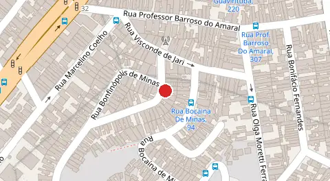 Mapa da localização