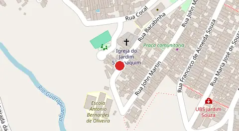 Mapa da localização