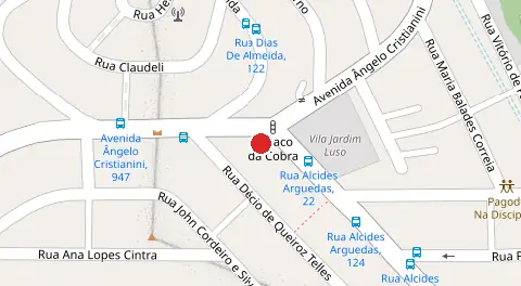 Mapa da localização