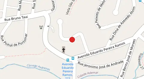 Mapa da localização
