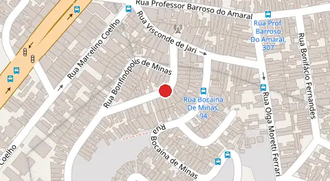 Mapa da localização