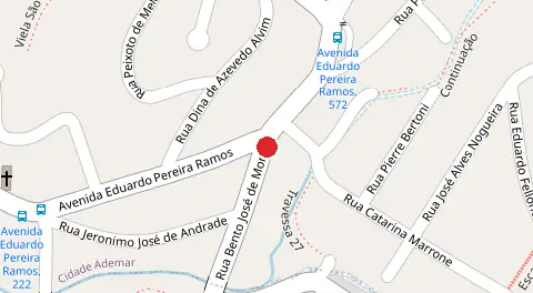 Mapa da localização