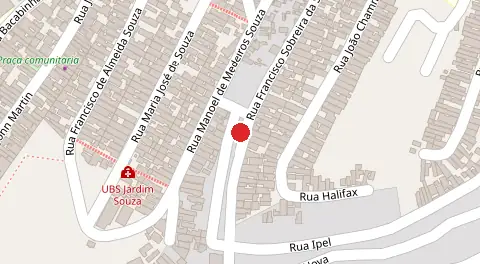 Mapa da localização