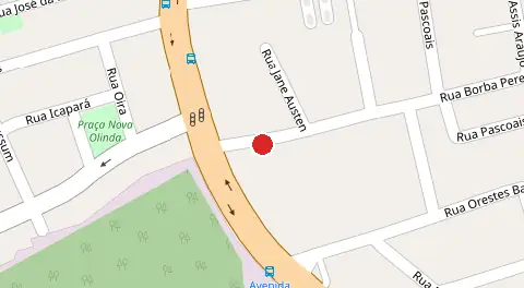 Mapa da localização