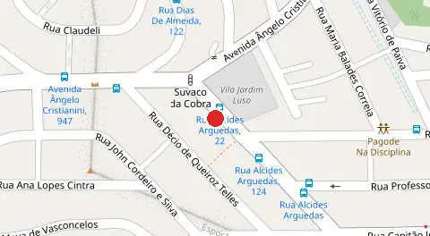 Mapa da localização