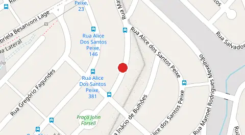 Mapa da localização