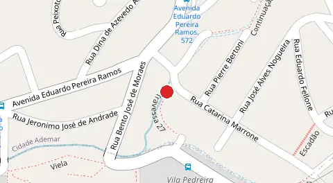Mapa da localização