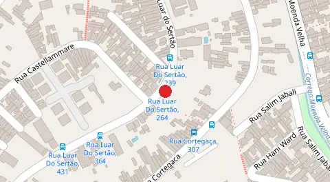 Mapa da localização