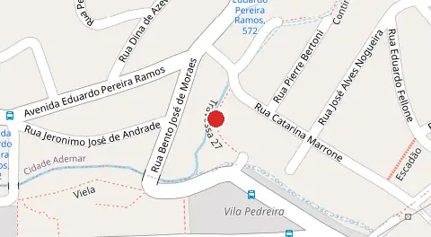 Mapa da localização