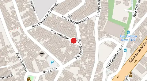Mapa da localização