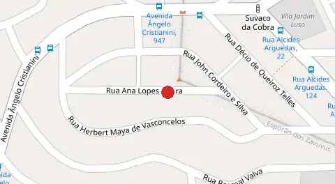 Mapa da localização
