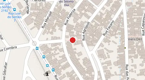 Mapa da localização