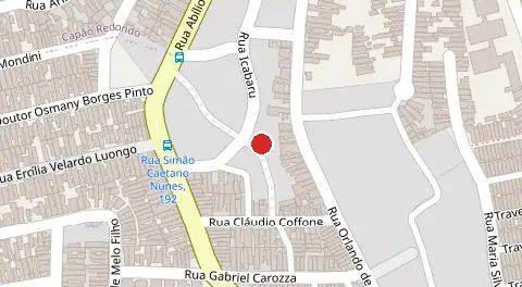 Mapa da localização