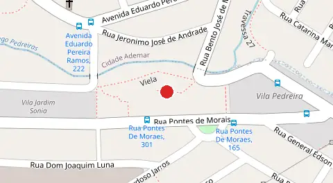Mapa da localização