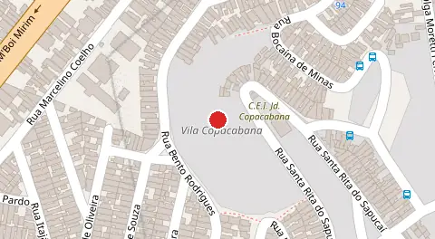 Mapa da localização