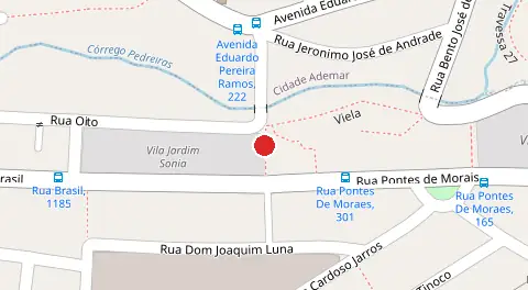 Mapa da localização