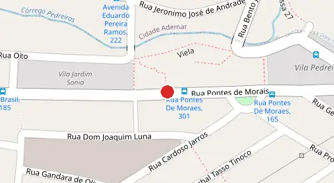 Mapa da localização