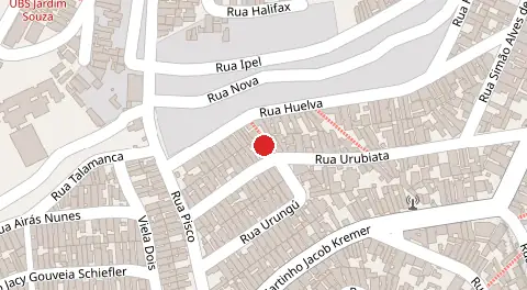 Mapa da localização