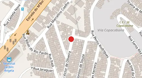 Mapa da localização