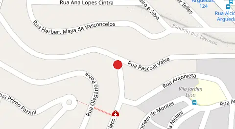 Mapa da localização