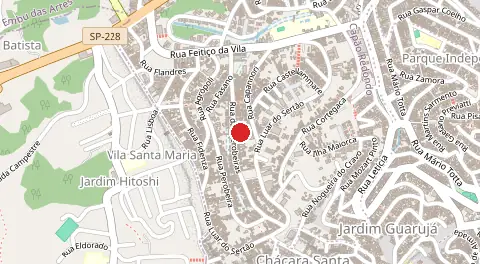 Mapa de Chácara Santa Maria