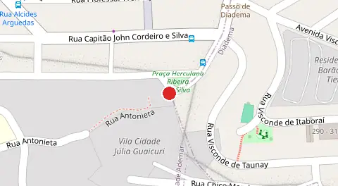 Mapa da localização