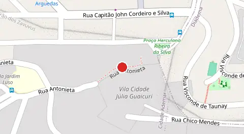 Mapa da localização