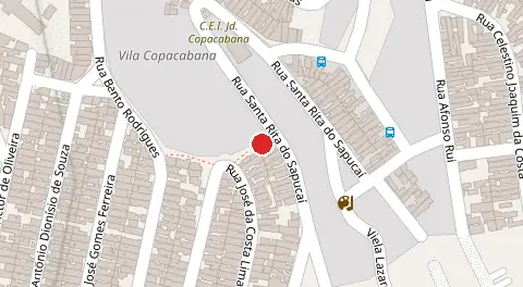 Mapa da localização