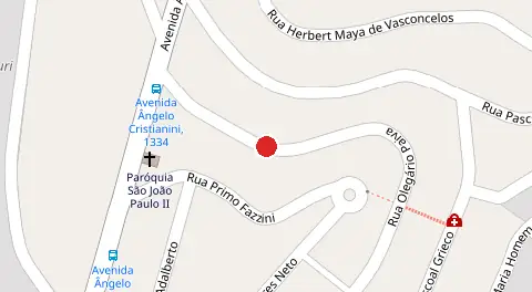Mapa da localização