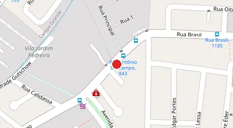 Mapa da localização