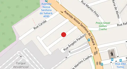 Mapa da localização