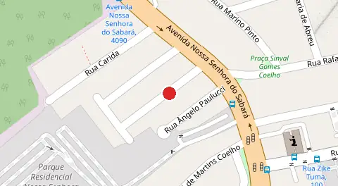 Mapa da localização