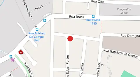 Mapa da localização