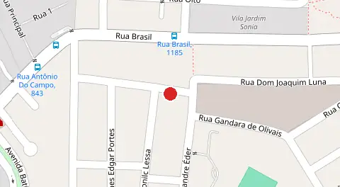 Mapa da localização