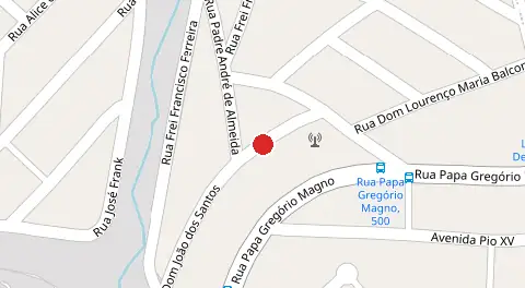 Mapa da localização