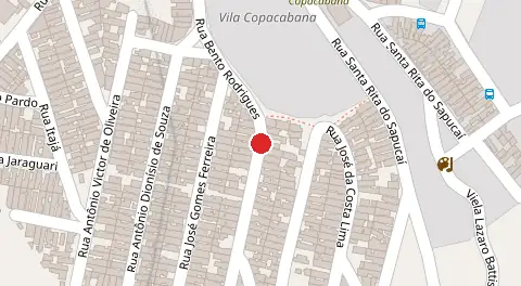 Mapa da localização