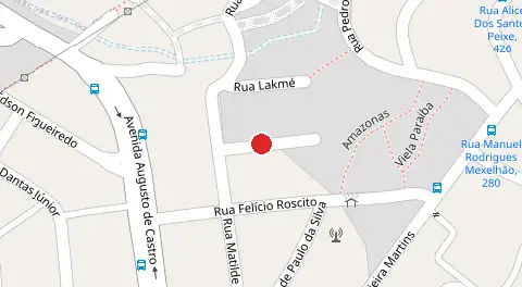 Mapa da localização