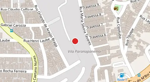 Mapa da localização